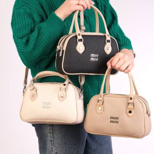 کیف راه راه دسته دار